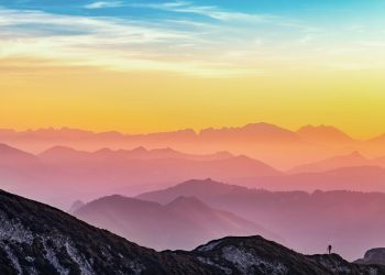 landscape photography of mountains