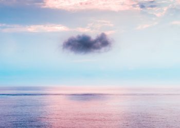 cloud above ocean